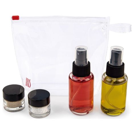 SET CONDIMENTOS VIDRIO IRIS - EHLIS (1/5)