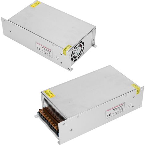 Alimentation à découpage en alliage d'aluminium, alimentation CC 24 V pour éclairage à bande LED d'imprimante 3D (S-720-24 (24 V 30 A 720 W) CA 170-250 V) (1/5)