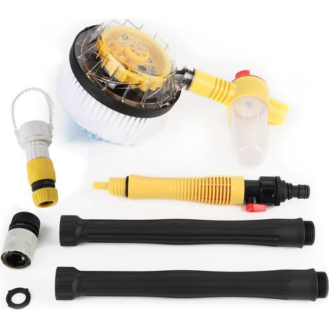 Rotating Car Wash Brush - High Pressure Cleaning Tool for Home Cars (1/5)