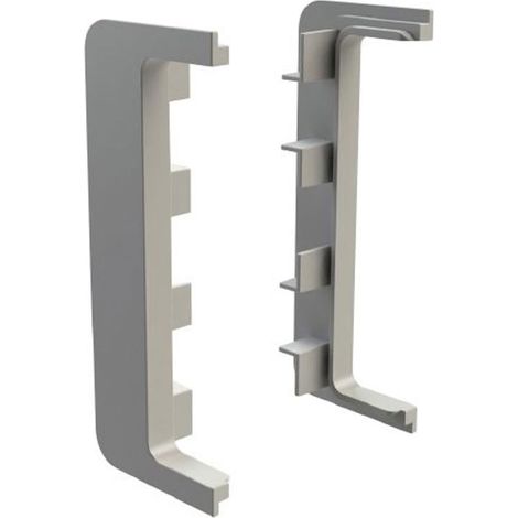 Cache extrémité pour profil zagreb - Décor : Anthracite - VOLPATO (1/2)