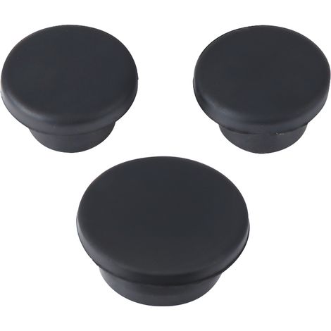 Bouchon caoutchouc pour hayon Jeep Wrangler JK 2007-2018, kit 3 pièces, suppression support roue de secours, obturateur flexible noir. (1/5)