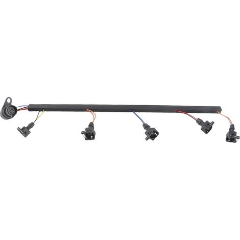 Ortviai Faisceau de câblage pour injecteurs diesel Td5 Land Rover Defender et Discovery 2 – Référence AMR6103/AMR6103G – Noir