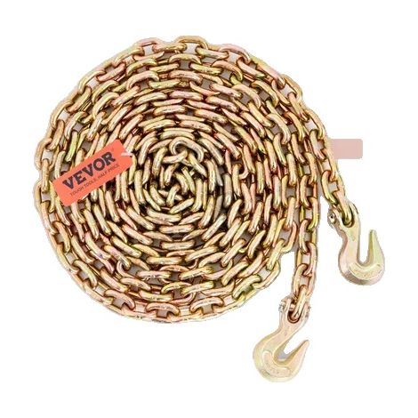Catena per limatura, acciaio resistente, elevata capacità di carico, 1 pezzo, 0,37 pollici (1/2)
