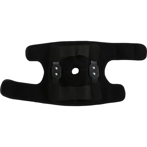 Verstellbare Sport-Kniebandage mit Gelenkfunktion - Kompressions-Knieschoner (Schwarz) (1/3)
