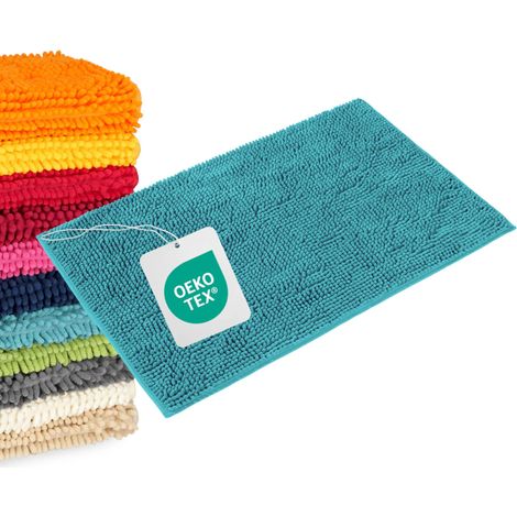 WOHNDIRECT tapis de bain PARIS - 1 pièce 50x80 cm, essence