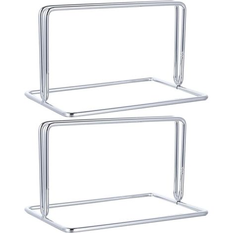 Lot de 2 Supports de Cloison de Bureau en Acier sans Perçage, Pince Réglable pour Panneaux Jusqu’à 5 Mm, Support Compact pour Séparation D’espace de Travail, pour Salle D’examen (1/5)
