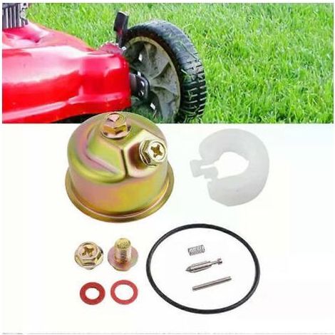 Kit de réparation de carburateur en métal pour GX120, kit de carburateur pour Honda GX200, joint d'aiguille, cuve, flotteur, goupille, pièces détachées pour tondeuse à gazon (1/5)