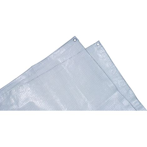 TEC HIT 887405 - Bâche armée transparente - 140g/m² - 4 x 5 mètres - En Polyéthylène (1/2)