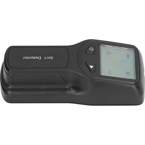 Détecteur de montants multifonctionnel 5 en 1, scanner mural LCD, détecteur électronique de montants métalliques HW430 Noir (1/5)