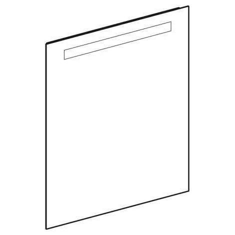 Geberit Option Basic Square Lichtspiegel, Beleuchtung oben, (1/5)
