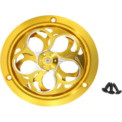 Cache-ventilateur de moto en aluminium CNC rotatif pour radiateur moteur C1C8C (1 jeu) (1/5)