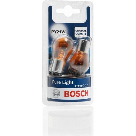 Bosch Lampadine per Luci di Direzione PY21W - Arancioni - 12V 21W