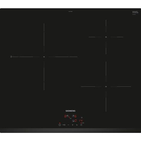 Induktionskochfeld 60 cm, 3 brenner, 7400 w, schwarz - Siemens - EH631BJB6E