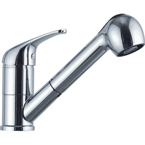 Miscelatore monoc. lavello con doccia estraibile 2 getti linea epic cromo