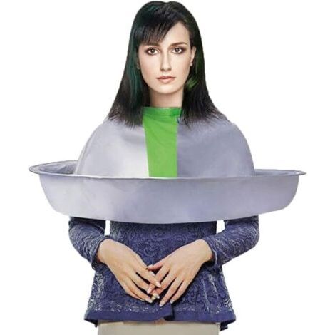 royaluxe-Cape de coupe de cheveux, parapluie pour attraper les cheveux, garder les vêtements et le sol propres, capes de salon de barbier pour adultes et enfants (1/5)