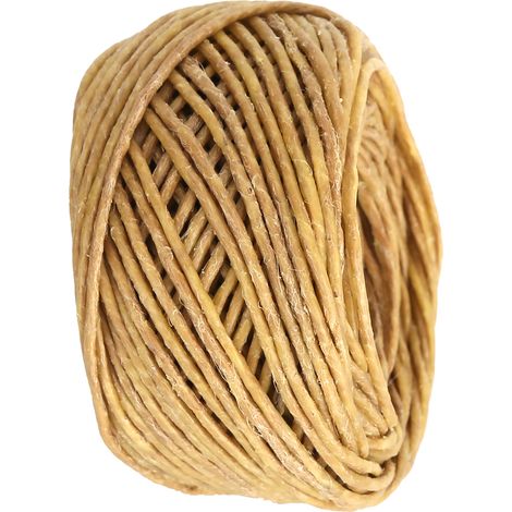 2 Mèches en Chanvre Biologique 30m, 2mm Cire Naturelle Non-Toxique pour Fabrication Bougies DIY et Lampes à Huile (1/5)