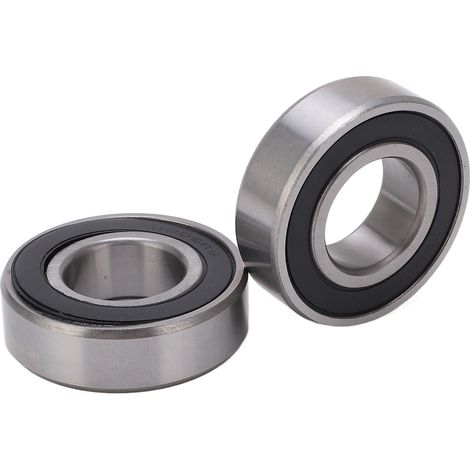Lot de 2 roulements à billes 6205RS, rainure profonde, double protection étanche, transmission de puissance, joint caoutchouc (1/5)