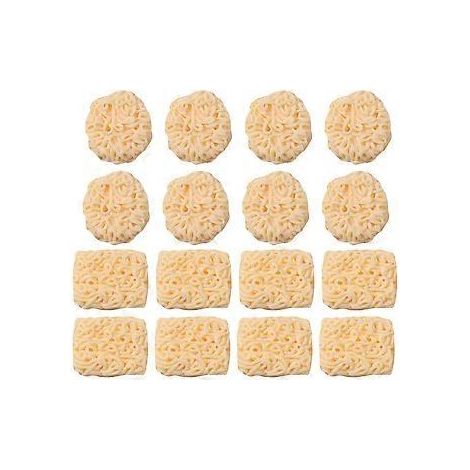 24 pièces de fausses nouilles miniatures factices, accessoires de présentation (1/2)