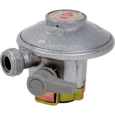 DIPRA - Détendeur Quick on diamètre 20 pour bouteilles propane 6/10 kg Propane 5 kg – Détendeur 1.5 kg/h 37 mbar – Certifié NF