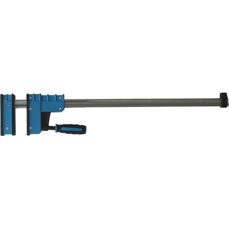 Leman – Presse parallèle 1500mm – Capacité de serrage 5000N – Acier CX45 cranté – Poignée ergonomique anti-dérapante (1/2)