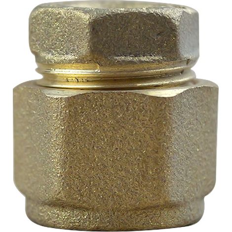 Arcanaute – Bouchon bicone cuivre Ø10 – Raccord olive à visser – Sans soudure – Pour plomberie – Bague en laiton
