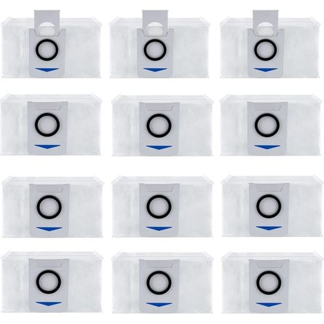 YMYNY 12er-Pack Beutel für Ecovacs Deebot X1 Omni / X1 e Omni Staubsauger, Ersatzzubehör für Staubsauger: Staubbeutel - AquaForge (1/4)