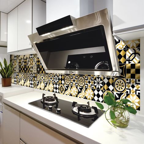 Sticker Mural Carrelage adhésif Cuisine Salle de Bain - 30 STICKERS CARRELAGES AZULEJOS MISSIMA - 30stickers10x10cm (1/5)