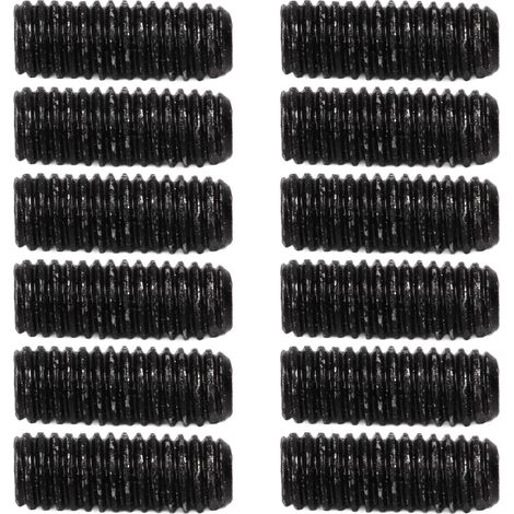 Vis de Réglage Noir pour Pont de Guitare Électrique, 12 Pièces Métalliques (1/5)