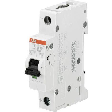 Disjoncteur DC (S201MUC) 1P 10KA 220VDC C-1A 2CDS271061R0014 ABB 381112