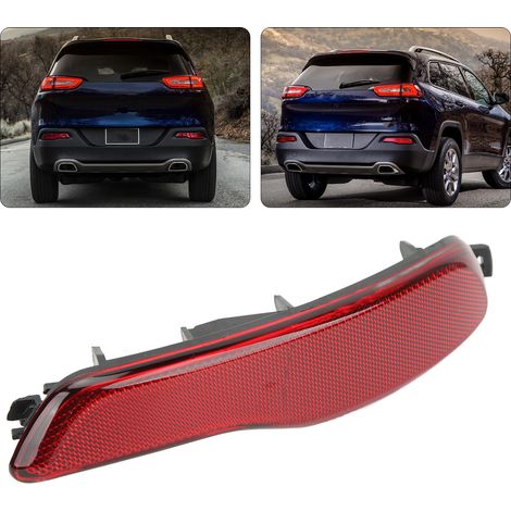 Die hinteren Stoßstangenreflektoren sind mit der rechten Seite der Jeep Cherokee KL Modelle der Baujahre 2014-2018 kompatibel. (1/5)