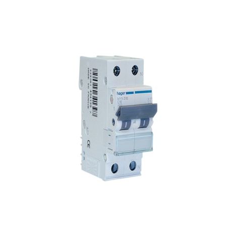 Interruttore Magnentotermico Automatico 1P+N 16A 4.5Ka C2M ( Hager Cod. Myn516 ) (1/5)