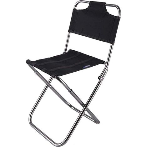 Tabouret de Camping Pliant léger, Cadre Tabouret Chaise Camping en Plein air, Pêche, Voyage, Randonnée, Jardin, Plage, Chaise à Pliage Rapide (1/5)