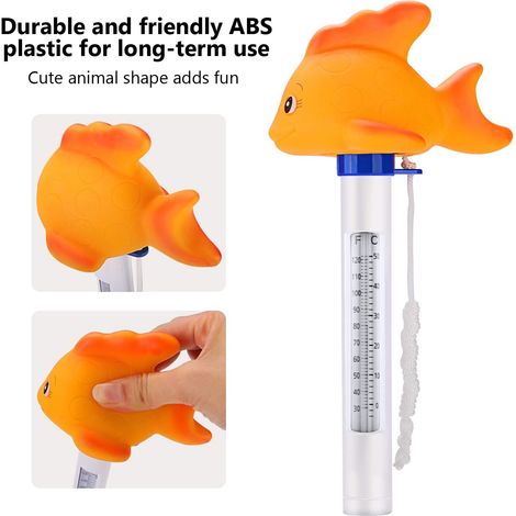 Thermomètre flottant pour piscine, design dessin animé, pour mesurer la température de l'eau des piscines, spas, jacuzzis et aquariums-AquaForge (1/5)