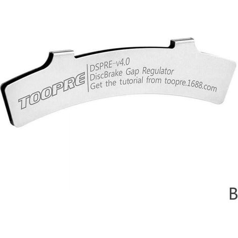 Outil D Ajustement De Plaquettes De Frein À Disque - Acier Inoxydable - Pour Vélo - Elliptique 55x20x3mm Et Rectangulaire 85x14x2,7mm - 1 Pièce (1/5)