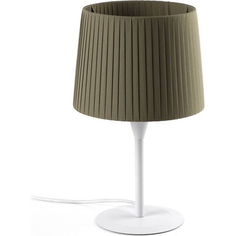 SAMBA Lámpara sobremesa blanca/encintada verde 64310-40 (1/3)