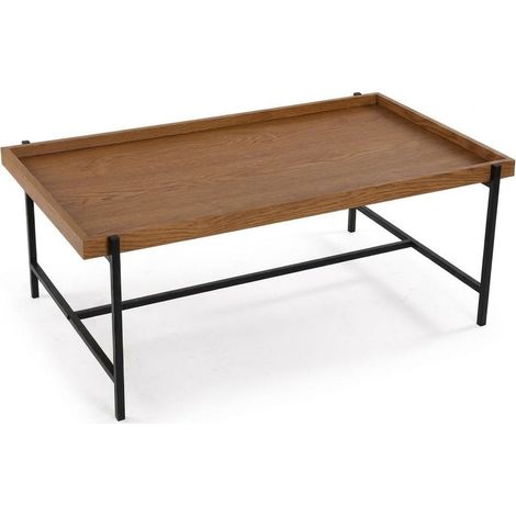 Tavolo Basso da Salotto Moderno Rettangolare Renee Soggiorno 100x60x40cm (1/5)