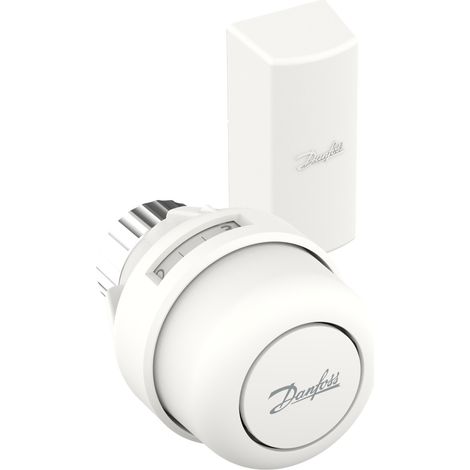 Tête thermostatique inviolable Danfoss Aero avec sonde à distance, technologie gaz - Danfoss
