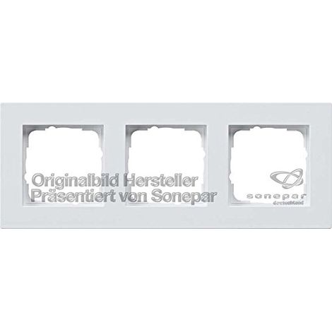 GIRA 0213295 E2 CADRE DE FINITION, BLANC BRILLANT
