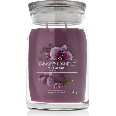 Yankee Candle Signature Kerze Violett Duft Orchidee
