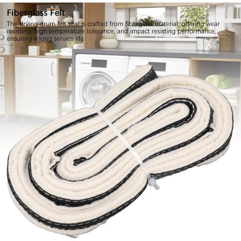 Ortviai Joint d’étanchéité pour tambour de sèche-linge LG 4036EL3001A en feutre fibre de verre (1/4)