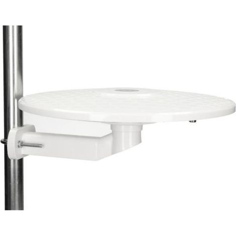 Antenne Omnidirectionnelle - DVB-T DVB-T2 - 174-698 MHz - Gain 30-33 dB - Filtre LTE Intégré - Étanche - Blanc - 1 Pièce (1/5)
