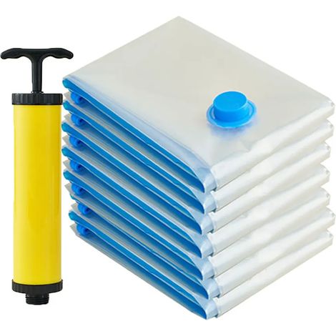 Sacs sous vide (lot de 14) - Sacs de rangement sous vide - Réutilisables-AquaForge (1/5)