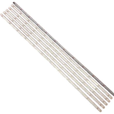 Bandeau LED, Aluminium, Longueur 110 cm, Compatible avec Téléviseur de 58 pouces, Ampoules LED, Dimmable (1/5)
