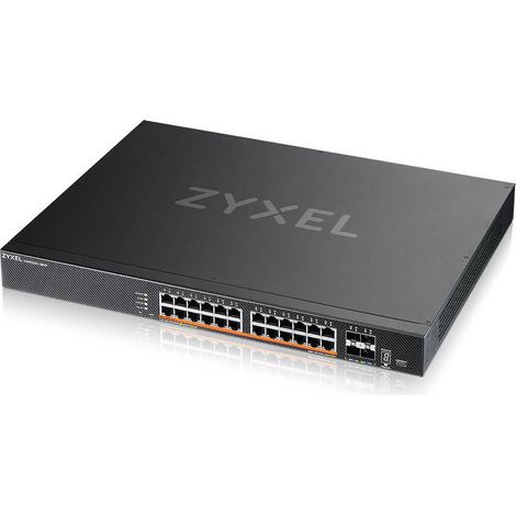 Zyxel XMG2230-28HP Gestito L2/L3 2.5G Ethernet (100/1000/2500) Supporto Power over Ethernet (PoE) 1U Nero