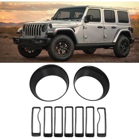 Frontgrill mit Scheinwerfereinsätzen für Jeep Wrangler JL 2018-2019