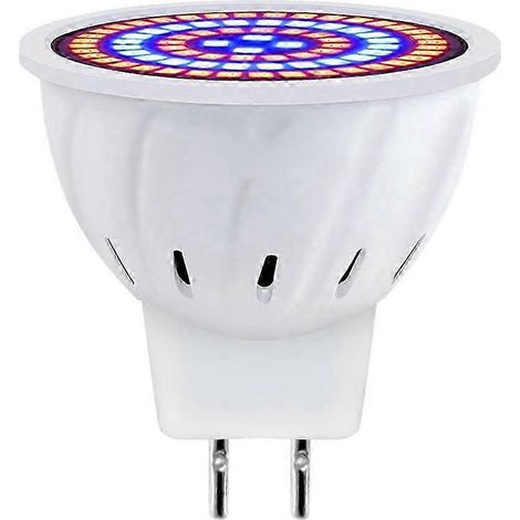 Lampe de culture MR16 à 80 LED, spectre complet, pour plantes d'intérieur, 220 V, hydroponie (1/2)