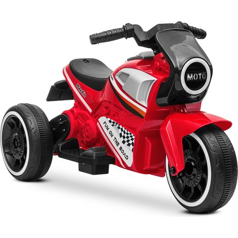 Playkin - Kinder Elektroroller MOTO KID 6V wiederaufladbare Batterie +3 Jahre (1/5)