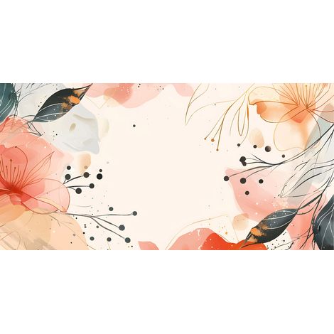 Papier peint panoramique - Fleurs - 130 cm x 65 cm (1/2)