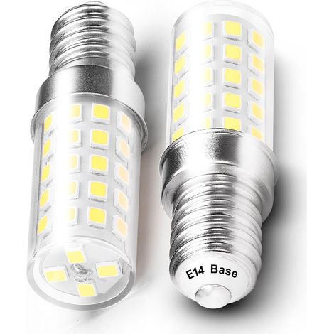 Ampoule LED E14 hotte aspirante, Blanc froid 6500K, 450lm, Lot de 2 (1/5)