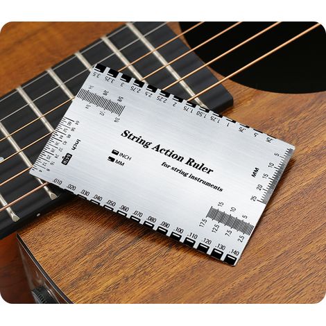 Mesureur d'écartement des cordes de guitare, pied à coulisse pour accordage de guitare basse et classique, accessoires pour instruments de musique (1/5)